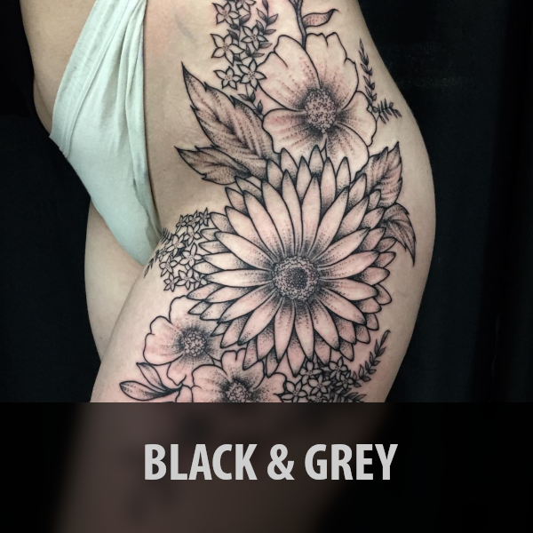 Black and Grey Tattoos